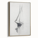 Framed canvas artwork showcasing a serene landscape with rich gold accents, elegantly displayed from the side, perfect for enhancing home decor.