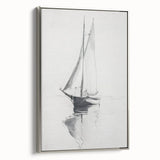 Framed canvas artwork showcasing a serene landscape scene with vibrant colors, displayed with a sleek silver frame, adding elegance to home decor. Perfect for enhancing interior spaces.