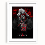 Fiery Passion Pop Art Wall Art – Bold Black, Red, and White Canvas