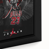 Fiery Passion Pop Art Wall Art – Bold Black, Red, and White Canvas