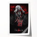 Fiery Passion Pop Art Wall Art – Bold Black, Red, and White Canvas