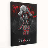 Fiery Passion Pop Art Wall Art – Bold Black, Red, and White Canvas