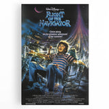 Retro Flight of the Navigator Poster - Vintage 80s Sci-Fi Wall Art