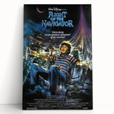 Retro Flight of the Navigator Poster - Vintage 80s Sci-Fi Wall Art