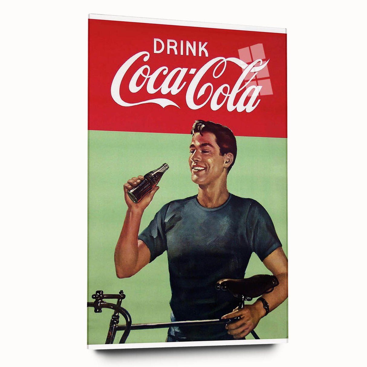 Retro Coca-Cola Poster - Vintage Beverage Wall Art Print