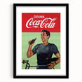 Retro Coca-Cola Poster - Vintage Beverage Wall Art Print