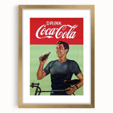 Retro Coca-Cola Poster - Vintage Beverage Wall Art Print
