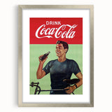 Retro Coca-Cola Poster - Vintage Beverage Wall Art Print