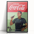 Retro Coca-Cola Poster - Vintage Beverage Wall Art Print