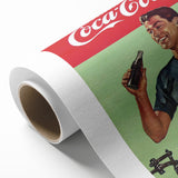 Retro Coca-Cola Poster - Vintage Beverage Wall Art Print