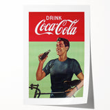 Retro Coca-Cola Poster - Vintage Beverage Wall Art Print