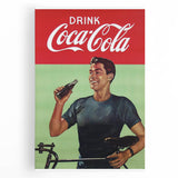 Retro Coca-Cola Poster - Vintage Beverage Wall Art Print
