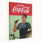 Retro Coca-Cola Poster - Vintage Beverage Wall Art Print