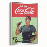Retro Coca-Cola Poster - Vintage Beverage Wall Art Print