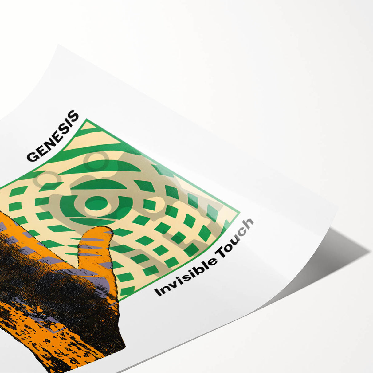 Retro Genesis Invisible Touch Poster - Vintage Prints for Wall Art