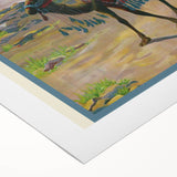 Retro Aswan Egypt Travel Poster – Vintage Desert & River Art