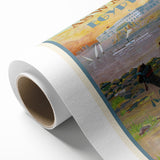 Retro Aswan Egypt Travel Poster – Vintage Desert & River Art