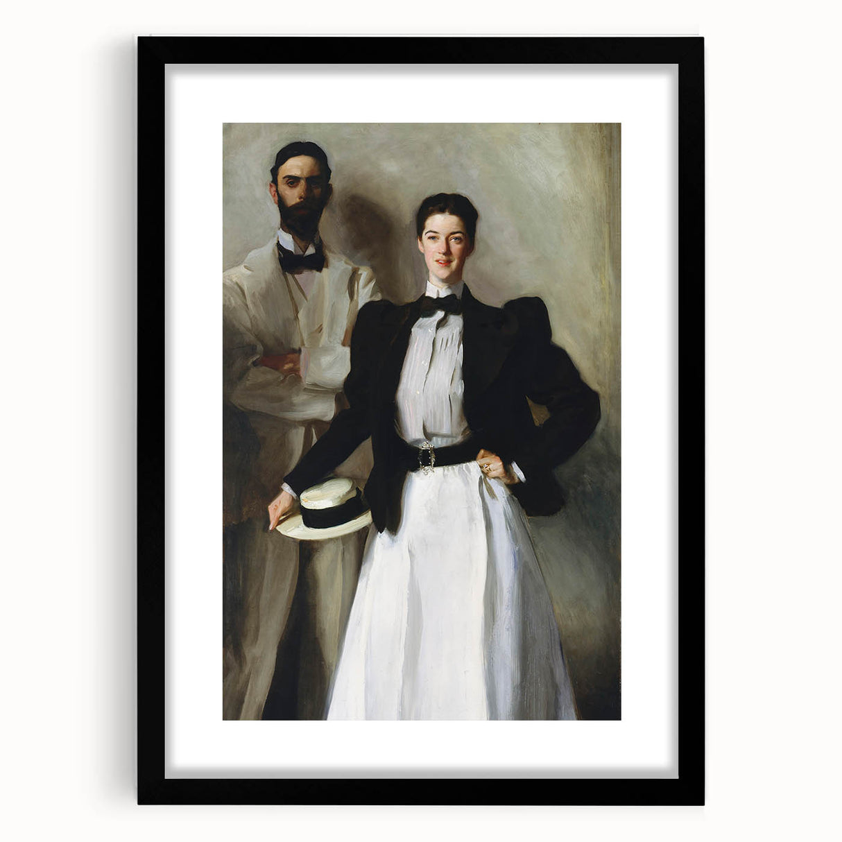 Realism Art Print - Mr. and Mrs. I. N. Phelps Stokes by Sargent Canvas Art