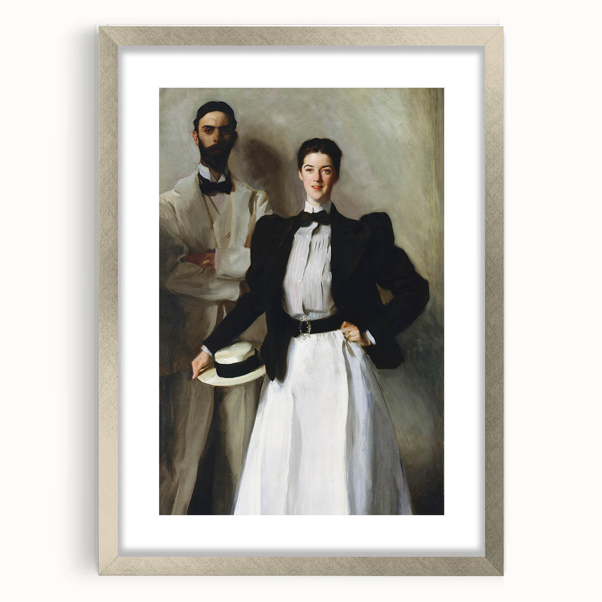 Realism Art Print - Mr. and Mrs. I. N. Phelps Stokes by Sargent Canvas Art