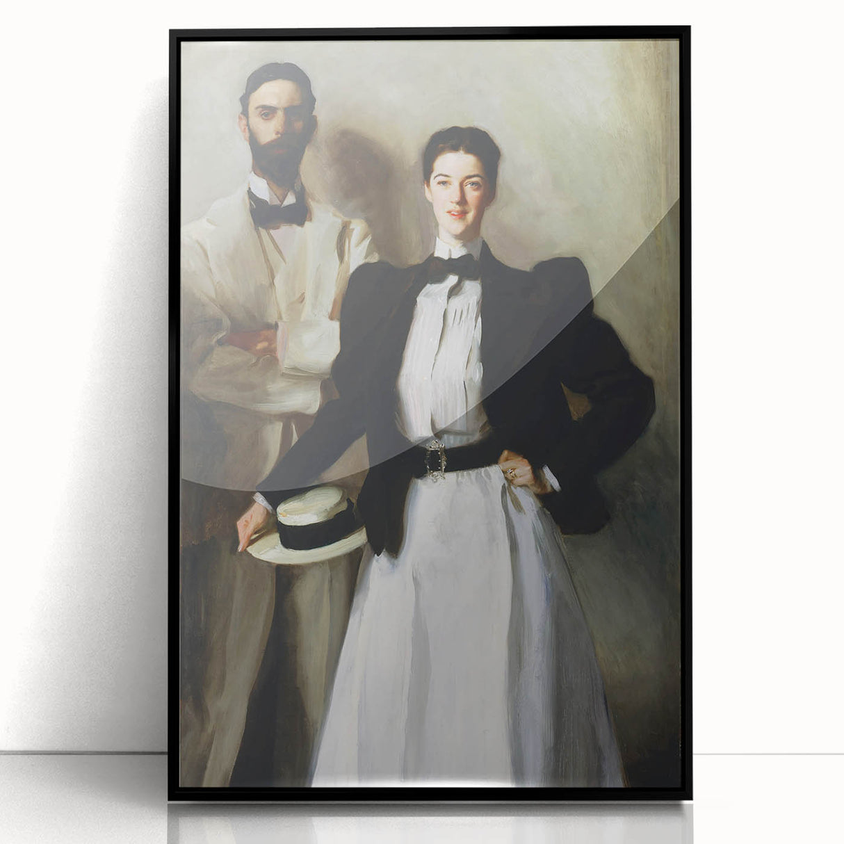 Realism Art Print - Mr. and Mrs. I. N. Phelps Stokes by Sargent Canvas Art