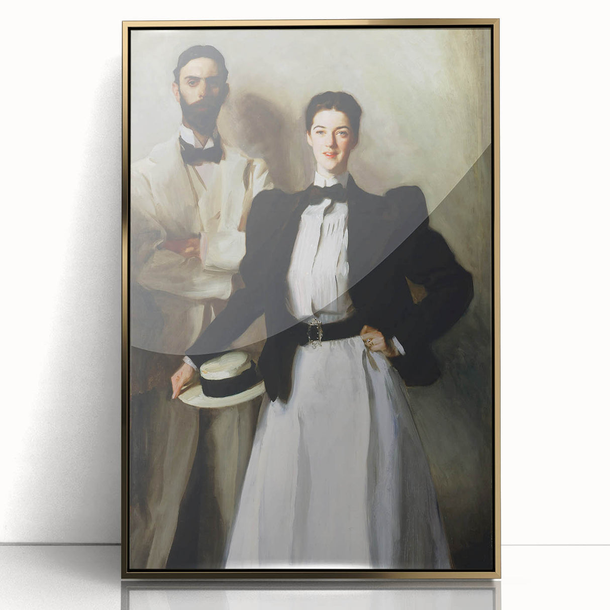 Realism Art Print - Mr. and Mrs. I. N. Phelps Stokes by Sargent Canvas Art