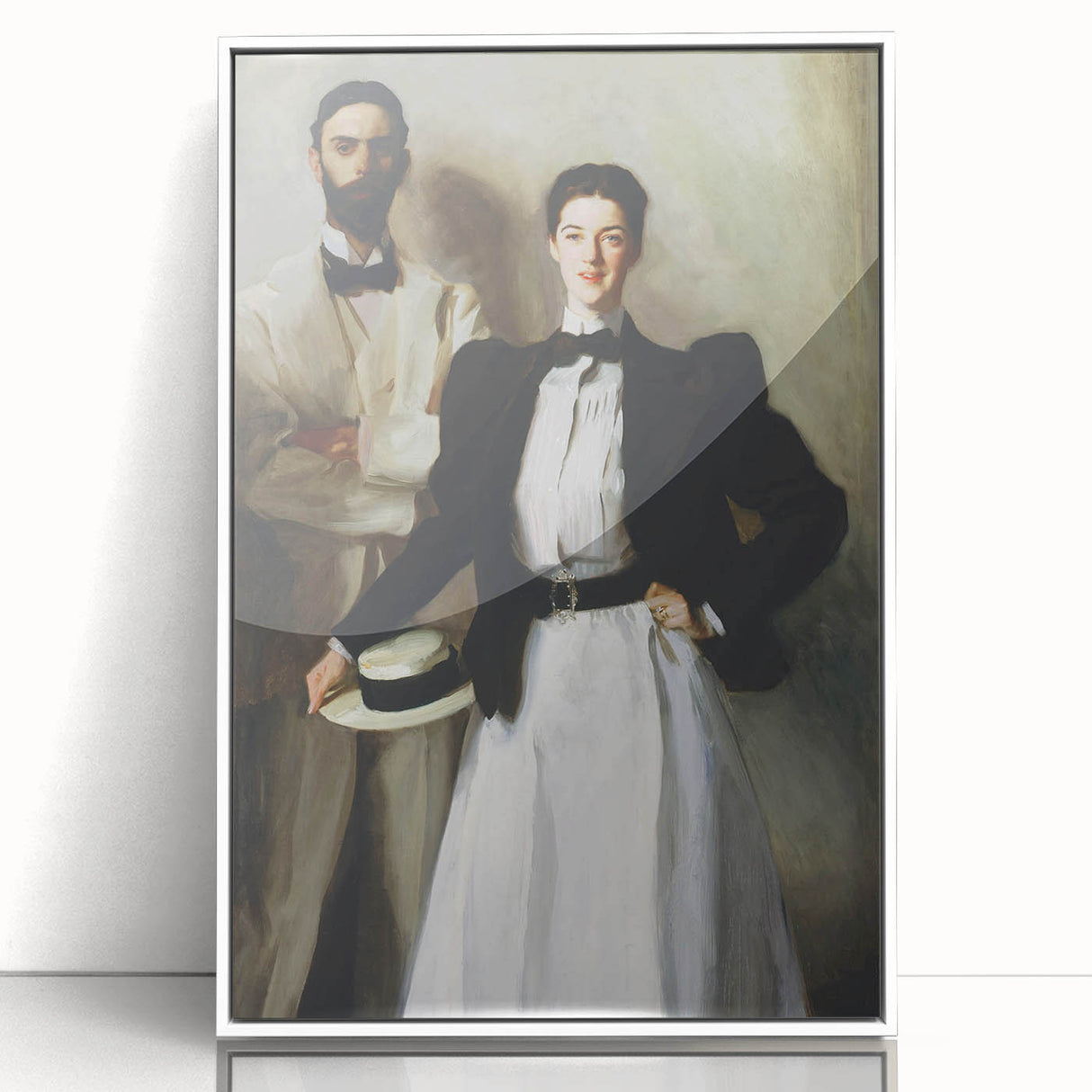 Realism Art Print - Mr. and Mrs. I. N. Phelps Stokes by Sargent Canvas Art