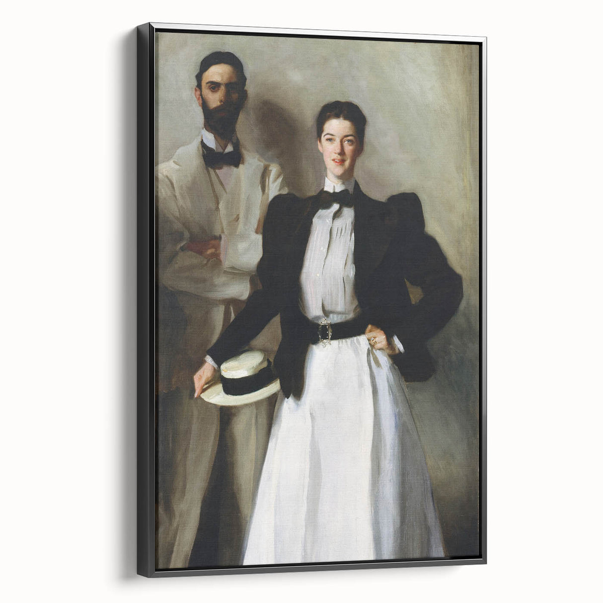 Realism Art Print - Mr. and Mrs. I. N. Phelps Stokes by Sargent Canvas Art