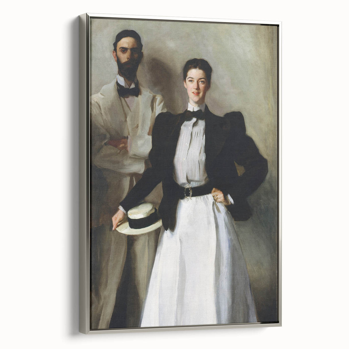 Realism Art Print - Mr. and Mrs. I. N. Phelps Stokes by Sargent Canvas Art