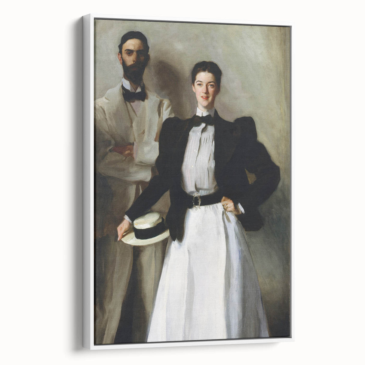 Realism Art Print - Mr. and Mrs. I. N. Phelps Stokes by Sargent Canvas Art