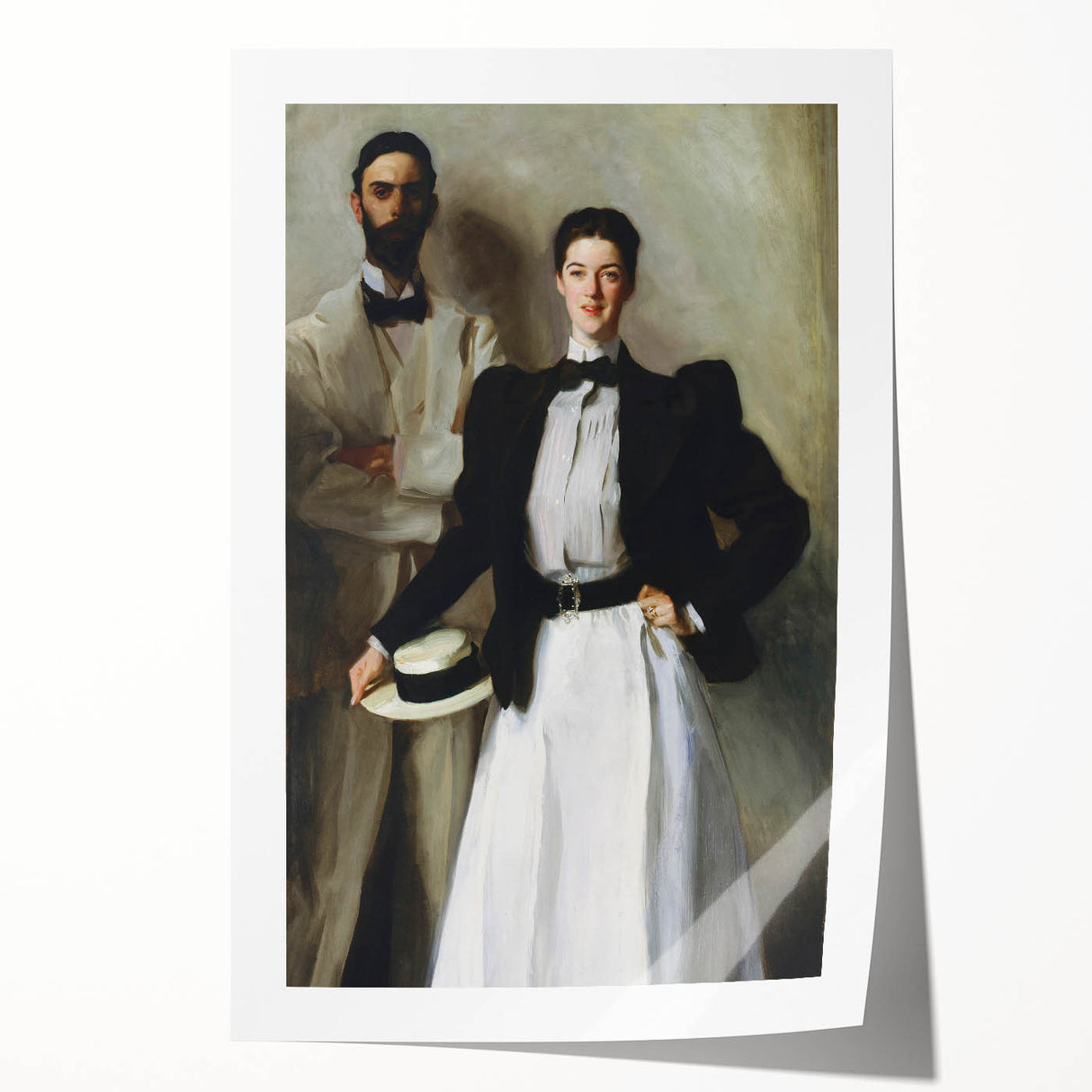 Realism Art Print - Mr. and Mrs. I. N. Phelps Stokes by Sargent Canvas Art
