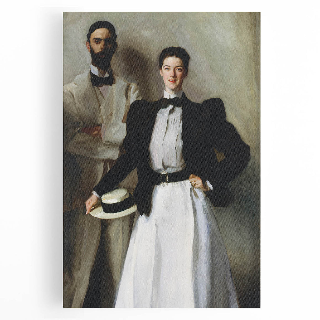 Realism Art Print - Mr. and Mrs. I. N. Phelps Stokes by Sargent Canvas Art