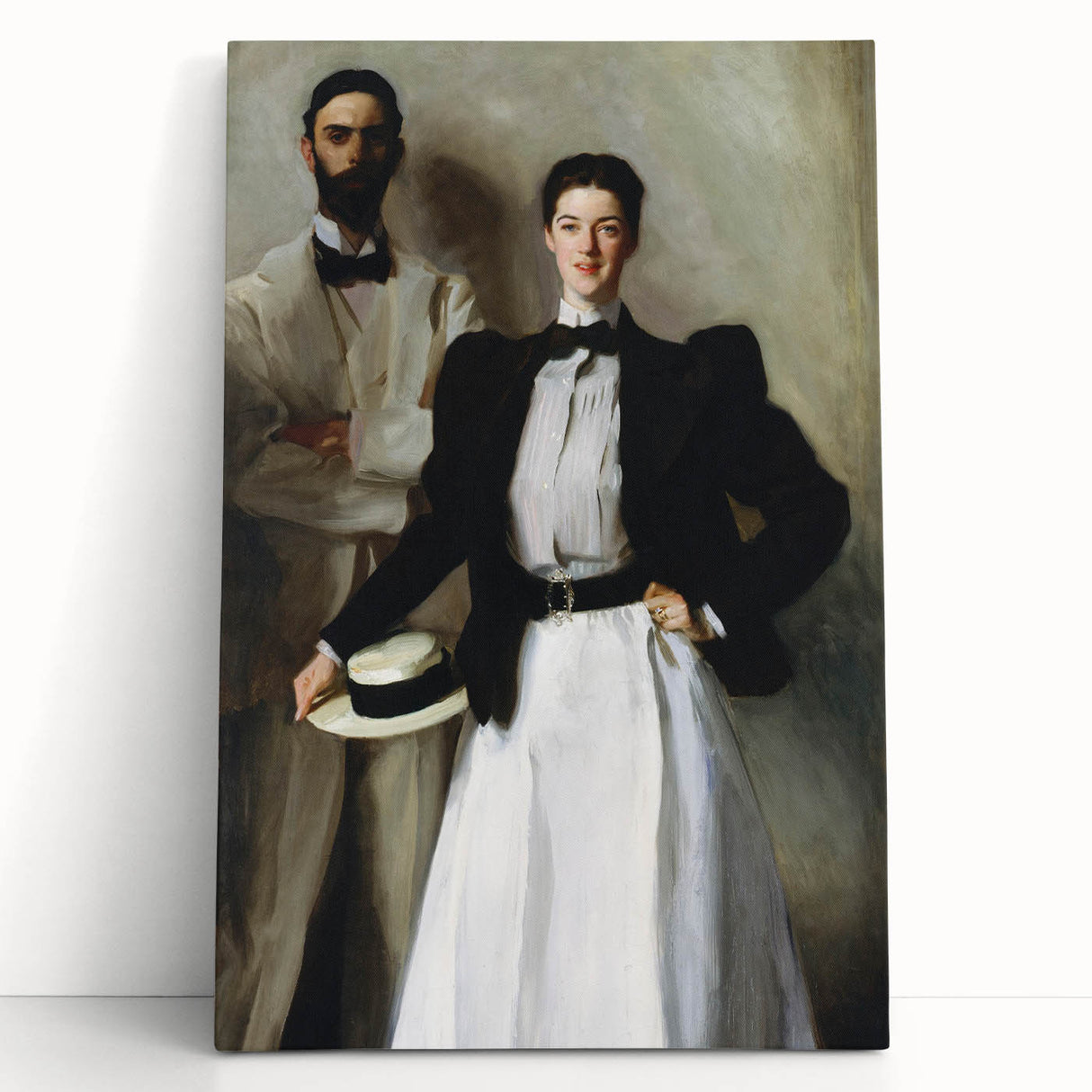 Realism Art Print - Mr. and Mrs. I. N. Phelps Stokes by Sargent Canvas Art