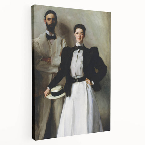 Realism Art Print - Mr. and Mrs. I. N. Phelps Stokes by Sargent Canvas Art