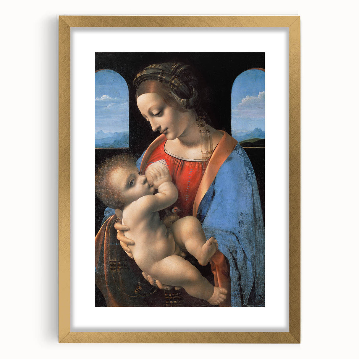 Renaissance Art Prints - Leonardo da Vinci’s Madonna Litta Masterpiece