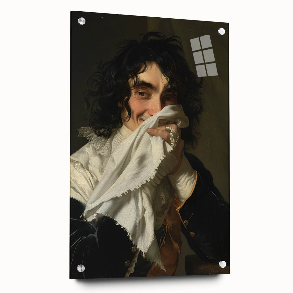 Bathroom Wall Art - Classic Portrait with Modern Vintage Style