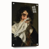 Bathroom Wall Art - Classic Portrait with Modern Vintage Style