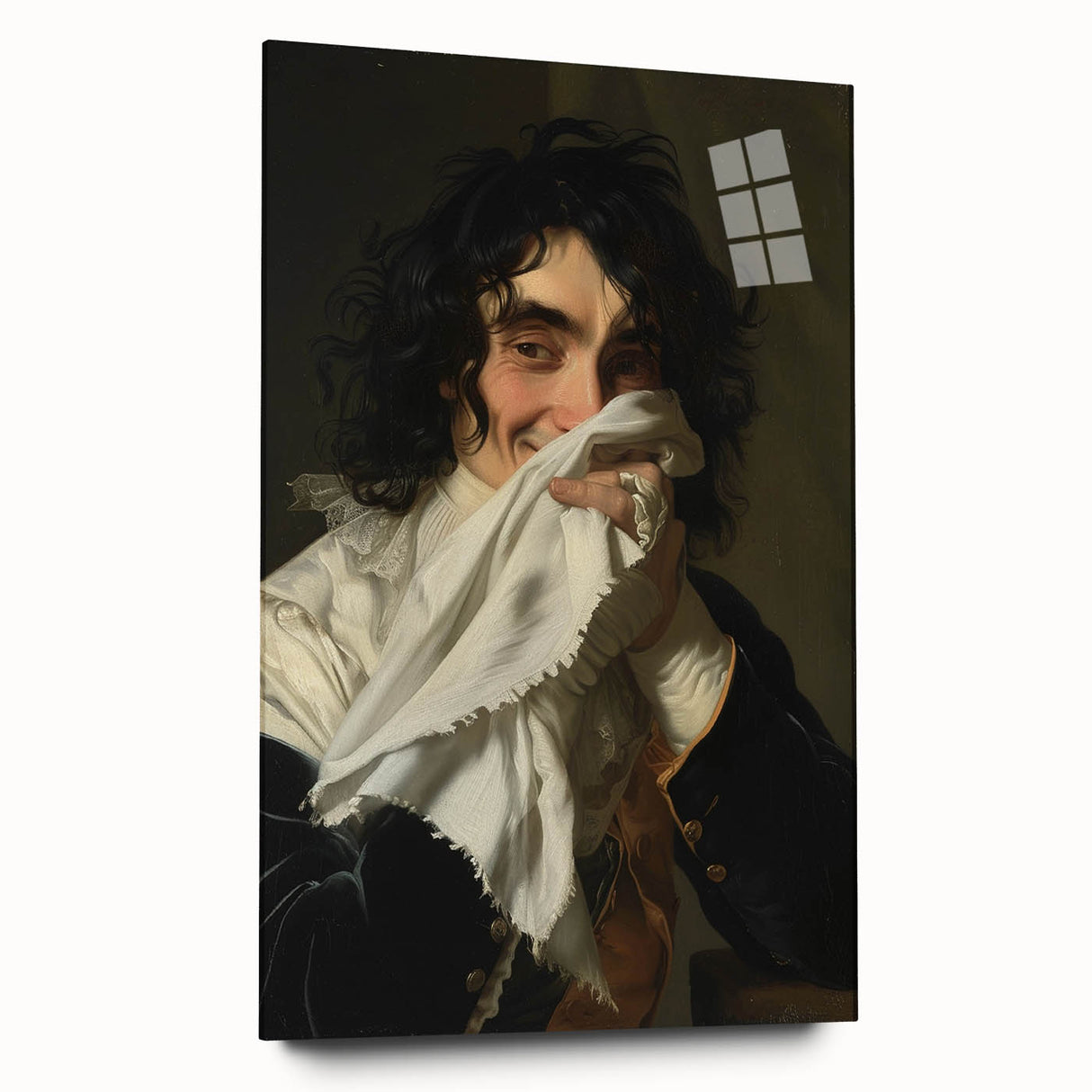 Bathroom Wall Art - Classic Portrait with Modern Vintage Style