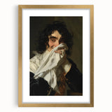 Bathroom Wall Art - Classic Portrait with Modern Vintage Style