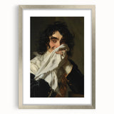 Bathroom Wall Art - Classic Portrait with Modern Vintage Style