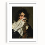 Bathroom Wall Art - Classic Portrait with Modern Vintage Style