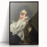 Bathroom Wall Art - Classic Portrait with Modern Vintage Style