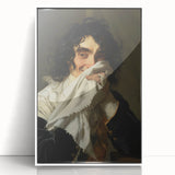 Bathroom Wall Art - Classic Portrait with Modern Vintage Style
