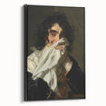 Bathroom Wall Art - Classic Portrait with Modern Vintage Style