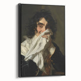 Bathroom Wall Art - Classic Portrait with Modern Vintage Style