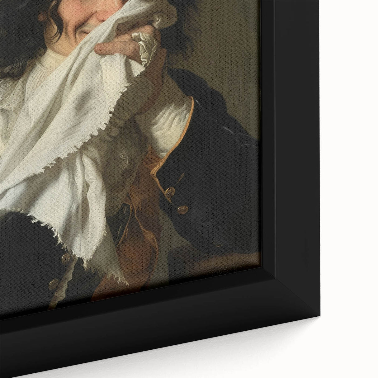 Bathroom Wall Art - Classic Portrait with Modern Vintage Style
