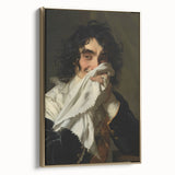 Bathroom Wall Art - Classic Portrait with Modern Vintage Style