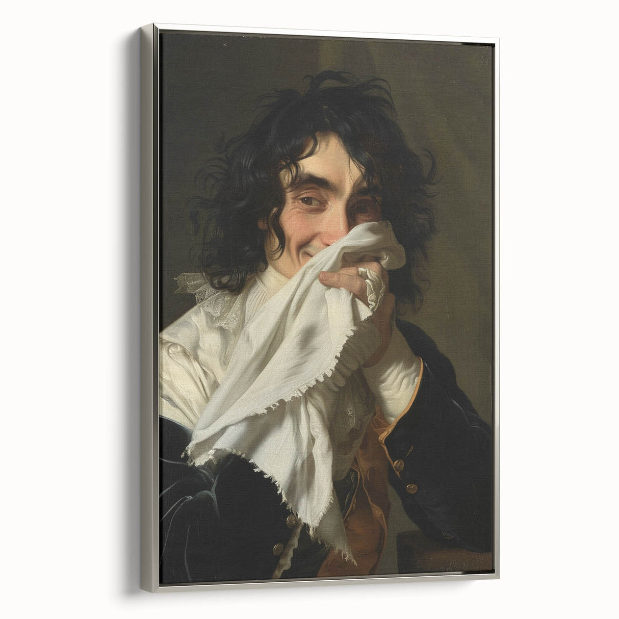 Bathroom Wall Art - Classic Portrait with Modern Vintage Style