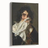Bathroom Wall Art - Classic Portrait with Modern Vintage Style