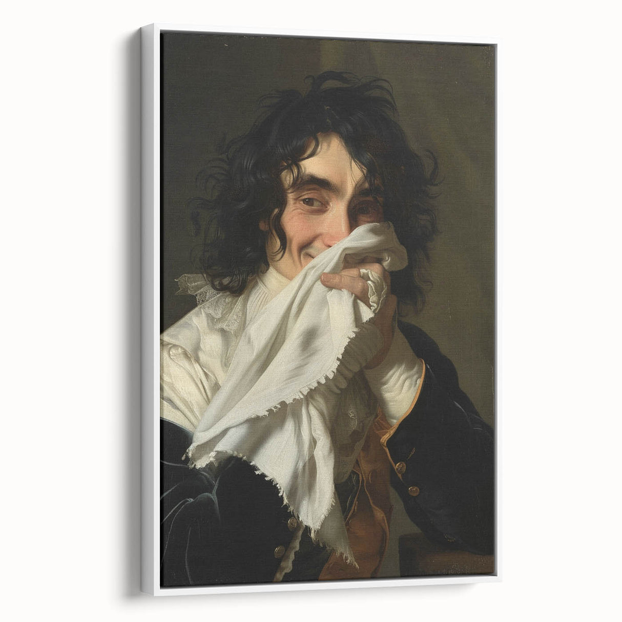 Bathroom Wall Art - Classic Portrait with Modern Vintage Style