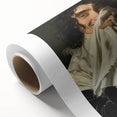 Bathroom Wall Art - Classic Portrait with Modern Vintage Style